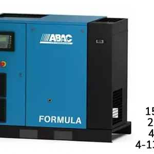 Sconto Compressore rotativo a vite ABAC Formula IE 15X velocità variabile con essiccatore, 4-13 bar