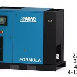 Compressore rotativo a vite ABAC Formula IE 22kW velocità variabile con essiccatore, 4-13 bar Offerta Del Giorno