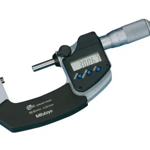 Mitutoyo micrometro digitale per esterni IP65 senza uscita dati 25-50mm risoluzione 0,001mm Spedito Oggi
