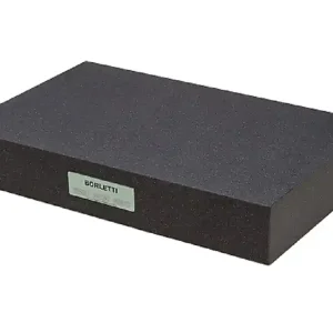Piano di riscontro in diabase Borletti PGE01 300x200x50mm, grado 0 Professionale
