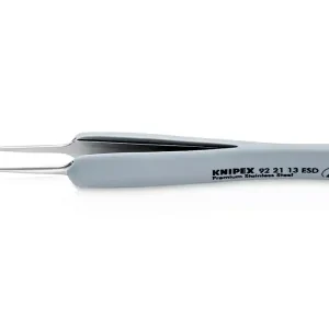 Knipex pinzetta di precisione a becchi corti impugnatura in gomma per elettronica, 112mm Occasione Imperdibile