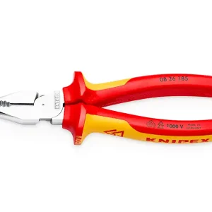 Knipex pinza universale con testa a punta cromata e impugnature VDE, 185mm Non Perdere