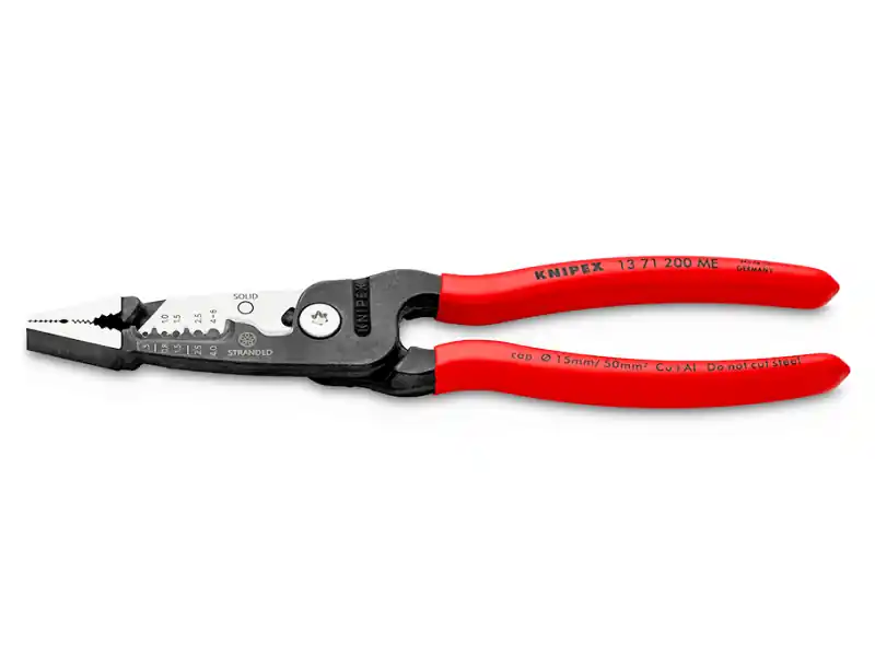 Knipex pinza multifunzione da elettricista impugnatura resina sintetica per cavi metrici, 200mm Quantità Limitata