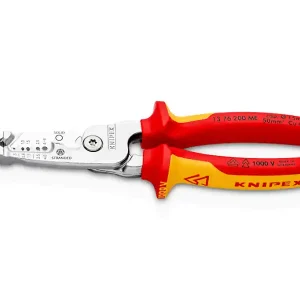 Offerta Limitata Knipex pinza multifunzione da elettricista impugnature VDE per cavi metrici, 200mm