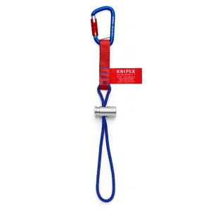 Offerta Speciale Knipex adattatore fettuccia con moschettone fisso per lavorazioni in quota, 186mm