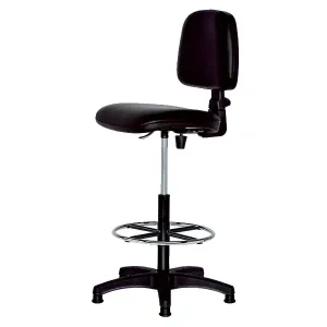 Promo Stagionale Sgabello in poliuretano Tecnotelai con poggiapiedi e altezza regolabile 590/850mm