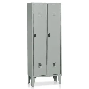 Armadio spogliatoio a 2 vani Tecnotelai 690x330x1800mm con piedini Compra Online