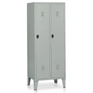Armadio spogliatoio a 2 vani Tecnotelai 690x500x1800mm con piedini Ultima Occasione