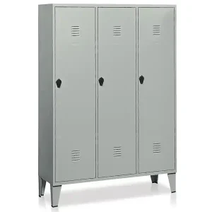 Armadio spogliatoio a 3 vani Tecnotelai 1200x500x1800mm con ripiano e divisore interno Ultimissimo Modello