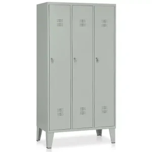 Pagamento Sicuro Armadio spogliatoio a 3 vani Tecnotelai 905x500x1800mm con ripiano fisso