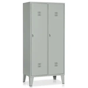 Ultimissimo Modello Armadio spogliatoio a 2 vani Tecnotelai Orazio 810x500x1800mm con divisore sporco/pulito