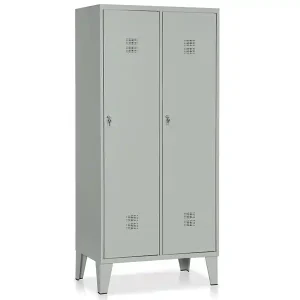 Di Tendenza Armadio spogliatoio a 2 vani Tecnotelai Orazio 810x500x1800mm con divisore e portascarpe