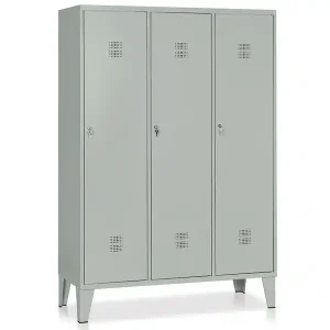 Armadio spogliatoio a 3 vani Tecnotelai Orazio 1200x500x1800mm con divisore e portascarpe Compra Oggi Stesso
