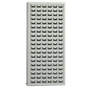 Armadio portaminuteria Tecnotelai 900x355x2000mm con 114 cassetti in metallo Occasione