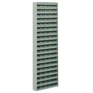 Scaffale portaminuteria Tecnotelai 600x120x1800mm con 95+5 caselle in metallo Offerta Speciale