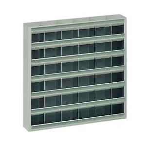 Acquista Ora Scaffale portaminuteria Tecnotelai 600x120x600mm con 36+6 caselle in metallo