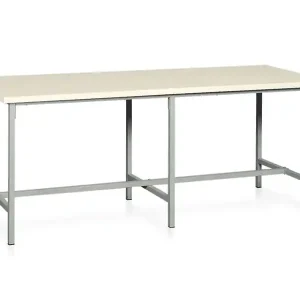 Esclusivo Banco da lavoro Tecnotelai 2000x800x800mm con piano in laminato plastico e poggiapiedi