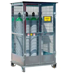 Deposito per stoccaggio esterno bombole di gas Tecnotelai 960x1130x2100mm Prezzo Conveniente