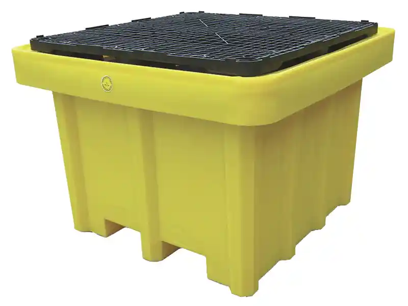 Prezzo Basso Vasca di raccolta in poliuretano Tecnotelai per acidi e soluzioni alcaline in cisternette, 1050lt