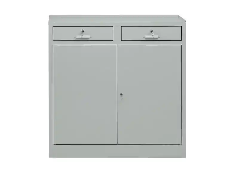 Occasione Armadio ante battenti Tecnotelai 1000x400x1000mm con 2 cassetti e 2 piani regolabili