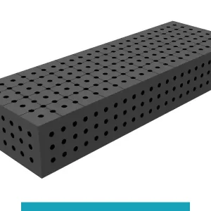 Soddisfatti O Rimborsati Blocco di collegamento 1200x400x200mm SteelEco GPPH, spessore 8mm, fori 16mm griglia 50x50mm