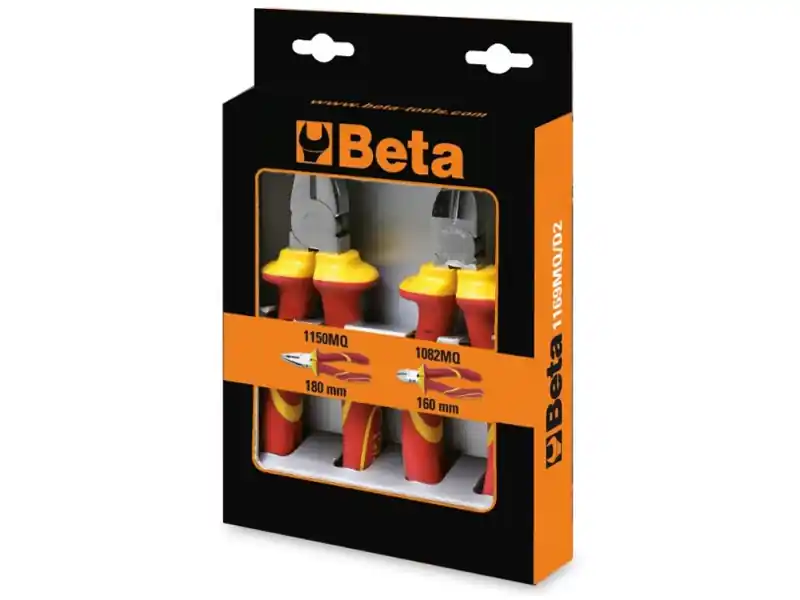 Assortimento 2 utensili per elettricisti Beta 1169MQ/D2 con pinza universale e tronchese Di Tendenza