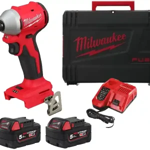 Miglior Prezzo Avvitatore ad impulsi Milwaukee M18 BLIDR a 3 velocità e attacco esagonale 1/4" in Set