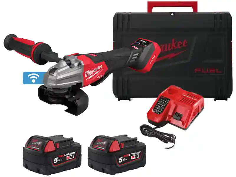 Smerigliatrice angolare Milwaukee M18 Fuel FSAGSVO125X-502X 125mm in Set Promo Stagionale
