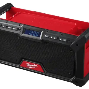 Professionale Radio da cantiere a batteria/corrente Milwaukee M18 sintonizzatore DAB+ e FM