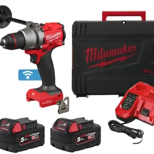 Di Tendenza Trapano avvitatore Milwaukee M18 Fuel ONEDD3 One-Key 158 Nm in Kit
