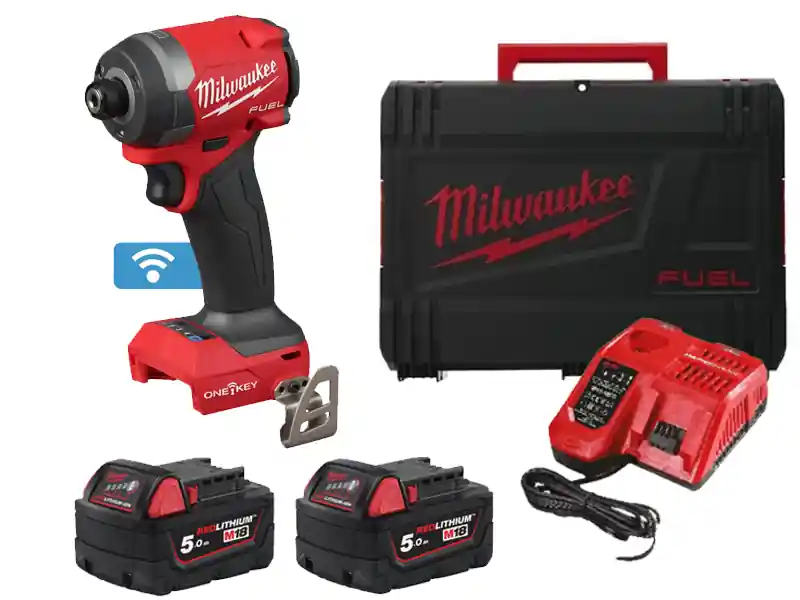 Avvitatore impulsi Milwaukee M18 Fuel ONEID3 One-Key attacco 1/4" Hex coppia 226 Nm in Set Quantità Limitata