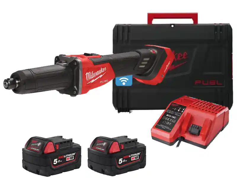 Smerigliatrice dritta Milwaukee M18 Fuel FDGROVB One-Key a velocità variabile in Set Saldi