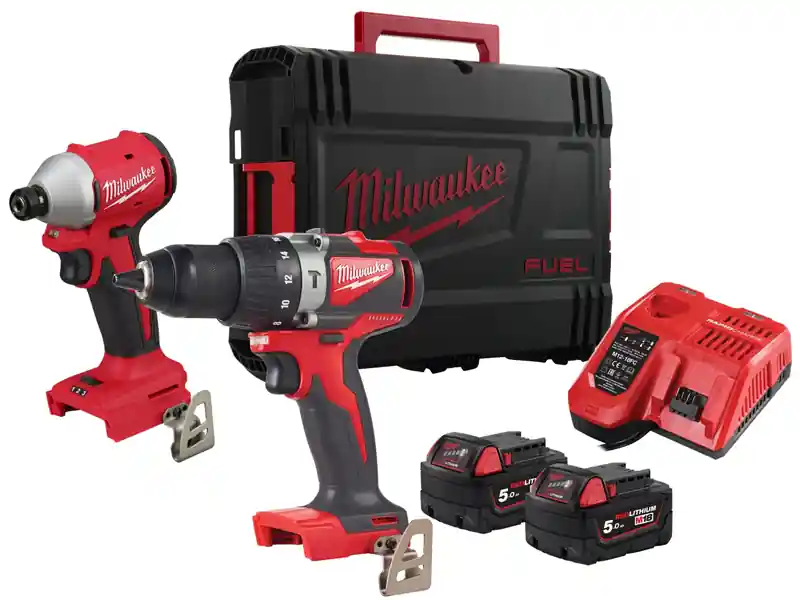 Kit Milwaukee 18V Trapano BLPD2 + Avvitatore ad impulsi BLIDR con 2 batterie e valigetta Spedito Oggi