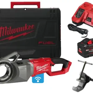 Nuova Collezione Filettatrice elettrica Milwaukee M18 Fuel FPT2 One-Key a batteria, 1/8" a 2" in Kit
