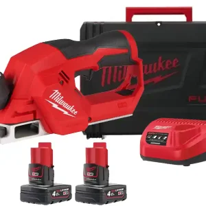 Nuovo Arrivo Pialla a batteria Milwaukee M12 BLP truciolo 0-2mm in Kit con valigetta e 2 batterie