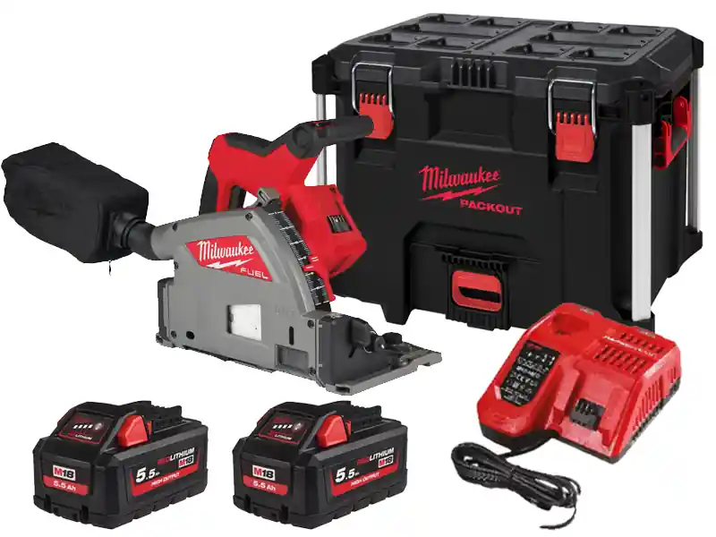 Sega ad immersione Milwaukee M18 Fuel FPS55 per legno lama 165mm in Kit A Buon Prezzo