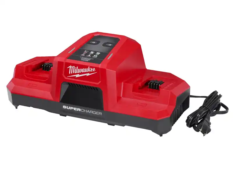 Reso Gratuito Caricabatterie simultaneo super rapido Milwaukee DBSC per batterie M18