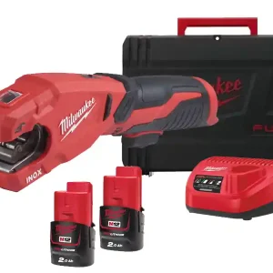 Tagiatubi a batteria Milwaukee M12 Raptor per tubi in acciaio inox, 12-28mm Più Venduto