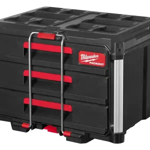 Compra Oggi Stesso Cassettiera porta utensili Milwaukee PACKOUT 560x410x360mm a 3 cassetti