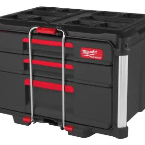 Cassettiera porta utensili Milwaukee PACKOUT 560x410x360mm a 2+1 cassetti Prezzo Ridotto
