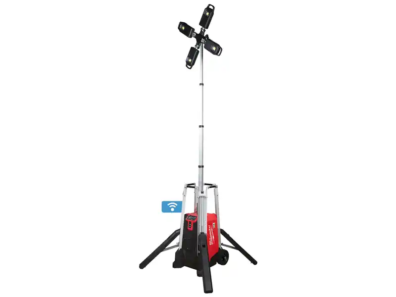 Torre faro Milwaukee MX Fuel TL One-Key 27.000 lumen con batteria 6.0Ah Promozione Esclusiva