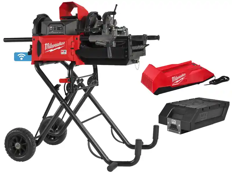 Filettatrice stazionaria Milwaukee MX Fuel PTR2 per taglio, alesaggio e filettatura, 1/8"-2" Ultime Pezzi