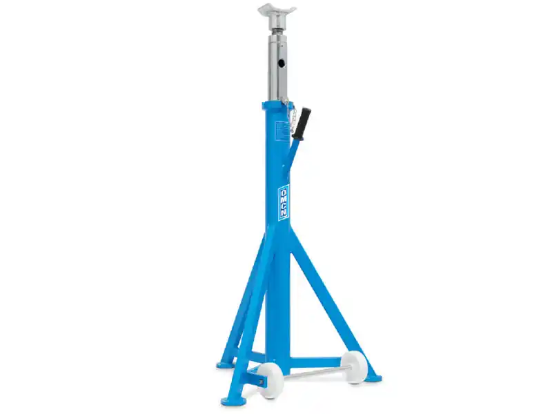 Prezzo Scontato Colonnetta di sostegno mezzi pesanti OMCN 982/B con ruote fisse, portata 7,2 ton