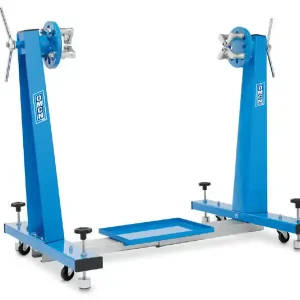 Cavalletto doppio girevole OMCN 219 per revisione motori, portata di 450 Kg Quantità Limitata
