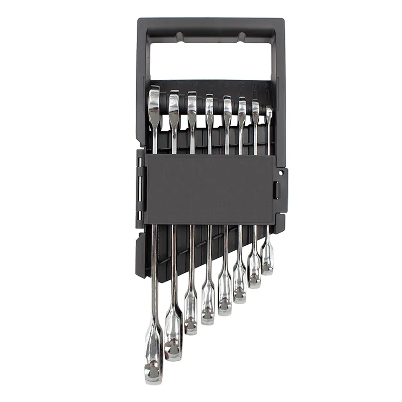 Set di chiavi combinate con cricchetto senza denti - da 8 a 19 mm - 8 pezzi Soddisfatti O Rimborsati