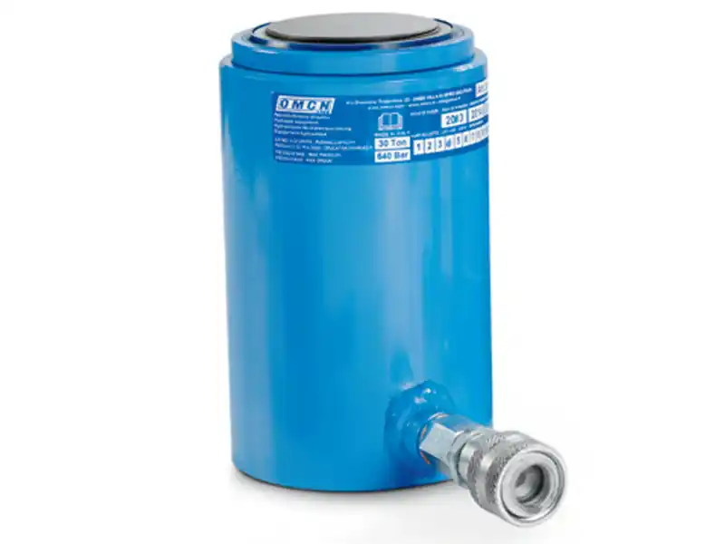 Bestseller Cilindro idraulico universale semplice effetto OMCN 362/B ritorno a gravità h.145mm, 30 Ton