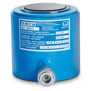 Offerta Speciale Cilindro idraulico universale semplice effetto OMCN 363/B ritorno a gravità h.140mm, 50 Ton