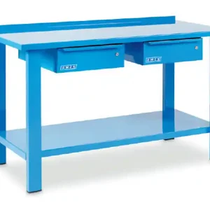 Compra Adesso Banco da lavoro OMCN 1500x700x850mm con piano in acciaio e 2 cassetti