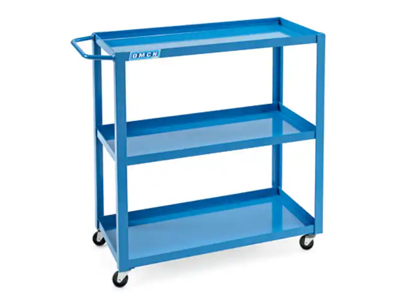 Popolare Carrello porta attrezzi OMCN 109/A 700x350x750mm a 3 vasche, portata 120Kg