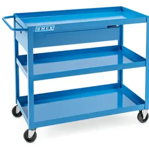 Nuova Collezione Carrello porta attrezzi OMCN 109/C 800x420x750mm a 3 vasche con cassetto, portata 150Kg